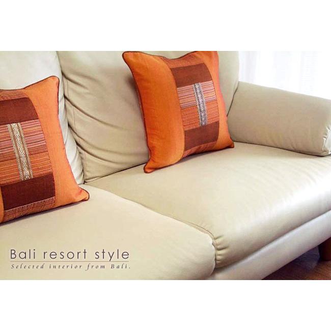 クッションカバー アジアン オレンジ 40 40cm バリ雑貨 おしゃれ 和室 アジアンテイスト バリ風 インテリア メール便対応可 F00 バリ雑貨ココバリ アジアン雑貨 インテリア 通販 Yahoo ショッピング