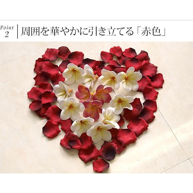 ローズの花びら   造花 バラ 赤 リアル ウェルカムフラワー ウェディング 結婚式 フラワーシャワー バリ雑貨 バリ風 インテリア メール便対応可｜cocobari｜04