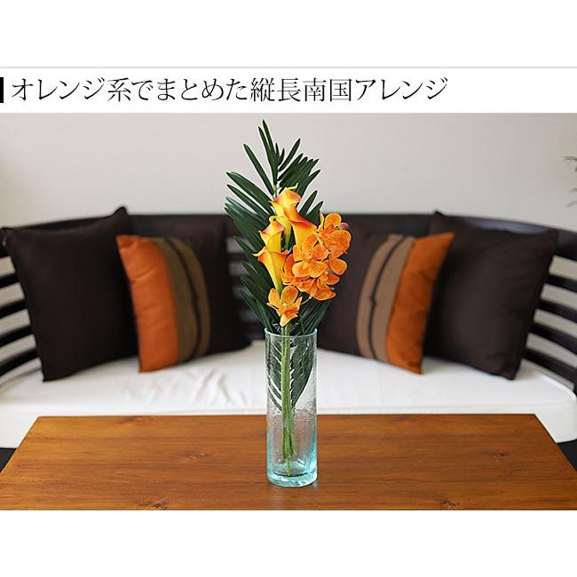 モカラ 造花 アーティフィシャル フラワー アート ラン デンファレ 蘭