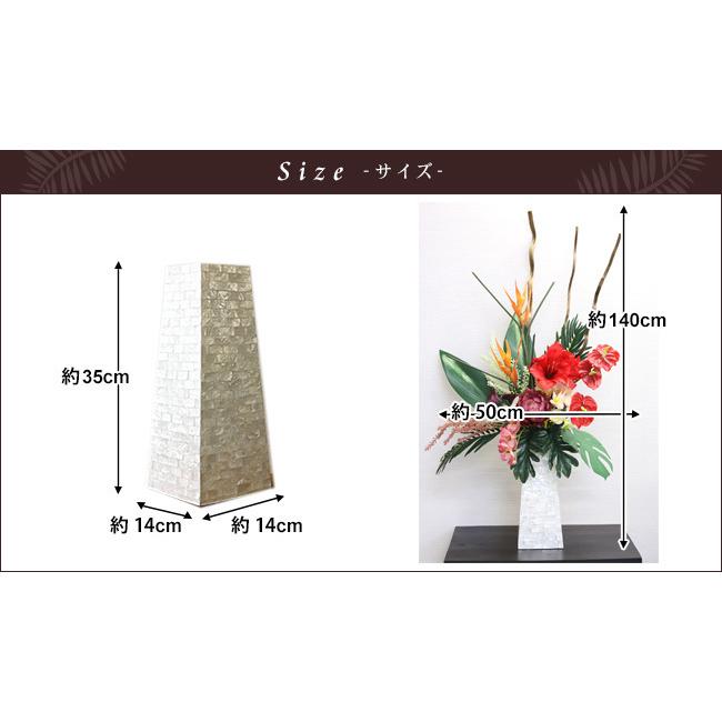 Bali Tropical Flower ＆ Vase Set (Luxury)  造花 アレンジ 南国 トロピカル 開店祝い 開業祝い 引っ越し祝い 贈り物 プレゼント |  | 06