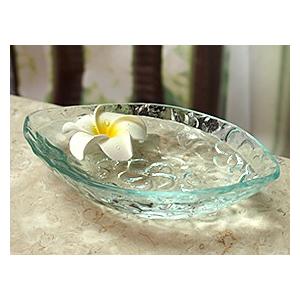 ガラスコレクション【ガラスボウル　花器　花柄】 FRANCE アルコロック フランス 小花柄ガラスボウル 3個セット