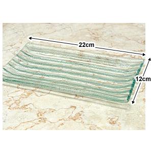 キャッシュトレイ ガラス(透明シール4つ貼付)   アジアン雑貨 バリ おしゃれ リゾート バリ雑貨 バリ風 インテリア |  | 01