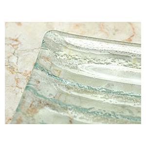 キャッシュトレイ ガラス(透明シール4つ貼付)   アジアン雑貨 バリ おしゃれ リゾート バリ雑貨 バリ風 インテリア |  | 03