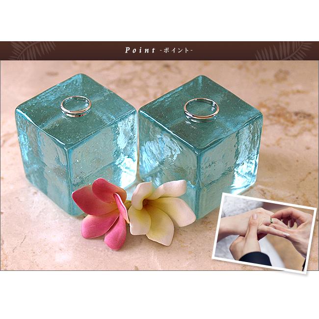 ジュエリーステージ5.5cm(単品) リングピロー リングスタンド ガラス