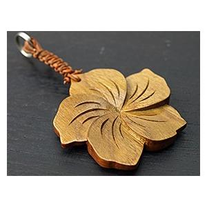 木製キーホルダー ハイビスカス   大人 かわいい おしゃれ 鍵 ホテル ルーム 南国 沖縄 ハワイアン雑貨 メール便対応可 |  | 01