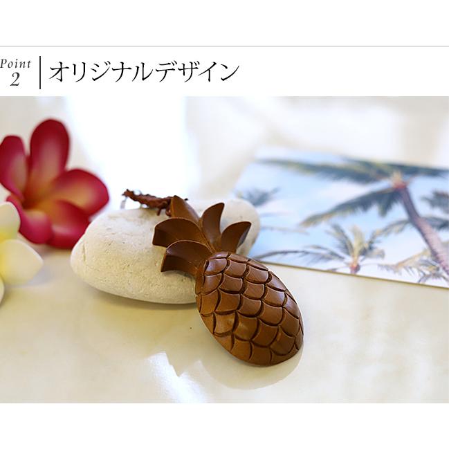 木製キーホルダー パイナップル  バリ ハワイ ホテル キーホルダー おしゃれ 大人 かわいい 鍵 沖縄  メール便対応可 |  | 03