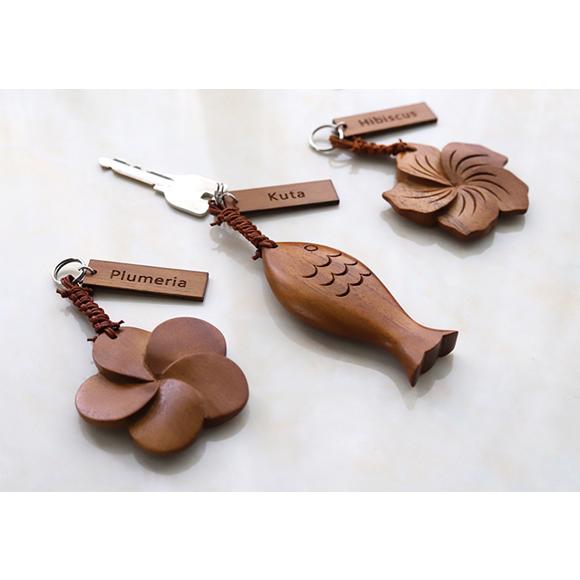 木製キーホルダー パイナップル  バリ ハワイ ホテル キーホルダー おしゃれ 大人 かわいい 鍵 沖縄  メール便対応可 |  | 09