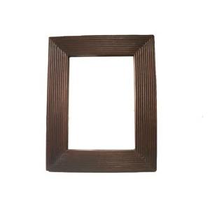 バリ アンティークミラー1 (50×40cm) 鏡 壁掛け アジアン雑貨 木製