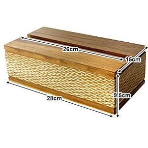 Natural Asian Series Paper towel case (ペーパータオルケース) ナチュラルホワイト スポンジ5cm付き    ナチュラルモダン おしゃれ 木製 |  | 05