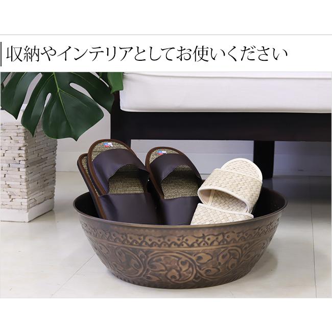 アウトレットC フットバス ボウル（ブラス）アラベスク（コッパー 