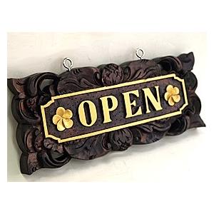 カントリー雑貨 ドアサインボード サインプレート(OPEN CLOSED) オープン クローズ サロン ドアプレート