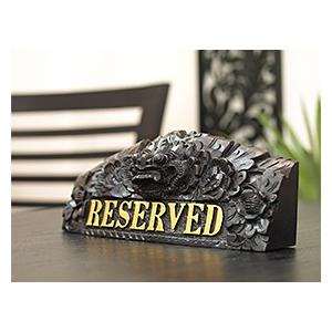 卓上プレート(バロン)(RESERVED)ミニ リザーブド 卓上サイン 予約席 ご