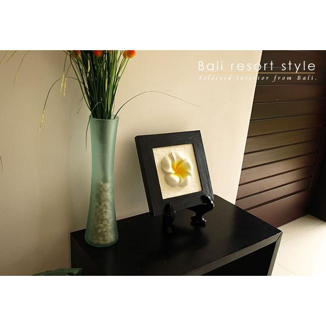 石のレリーフ お花5   アジアン雑貨 バリ インテリア 置物 おしゃれ 壁掛け プルメリア ハワイアン パネル ストーン アート |  | 01