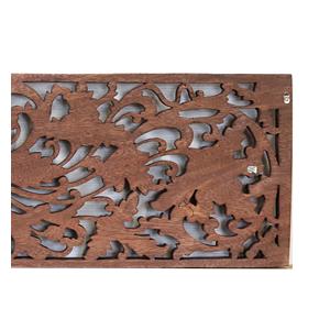 フラワーパネル(95×29cm)   玄関 リビング 壁 飾り おしゃれ インテリア 木彫り 壁掛け アジアン バリ ウッド レリーフ 木製 アートパネルの画像