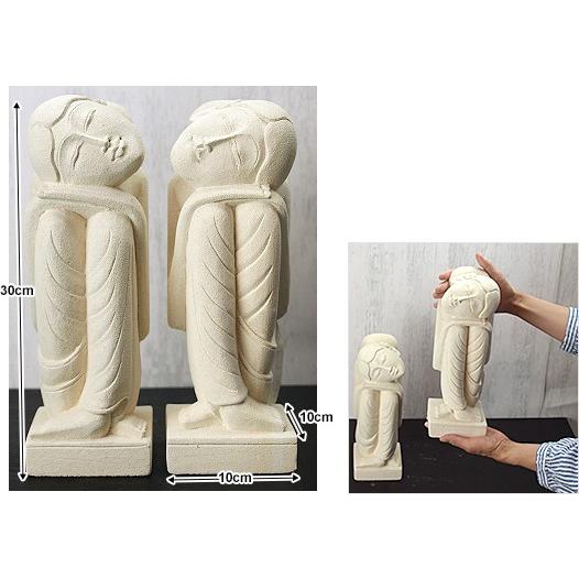 バリニーズ女性像ペア(高さ30cm) アジアン雑貨 バリ インテリア