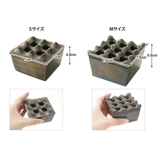 アッシュトレイ(真鍮)M 灰皿 高級 重い アジアン雑貨 バリ おしゃれ