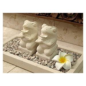 ストーン製の四角の器 アジアン雑貨 バリ インテリア トレイ