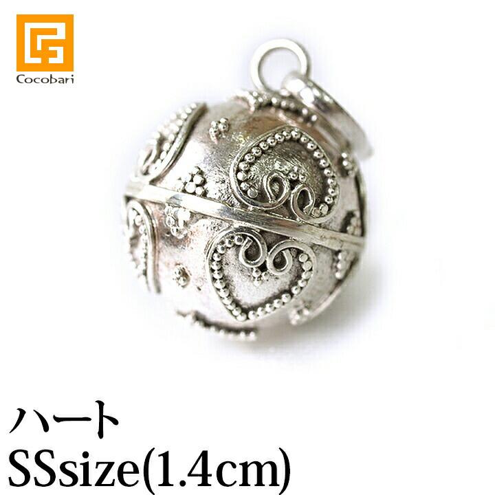 ガムランボール JAWAN(SS) HEART(ハート) シルバークロス付き  恋愛 お守り かわいい ネックレス ストラップ メール便対応可 | 