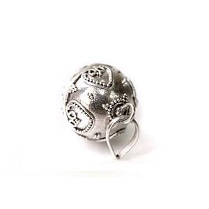 ガムランボール JAWAN(SS) HEART(ハート) シルバークロス付き  恋愛 お守り かわいい ネックレス ストラップ メール便対応可 |  | 02