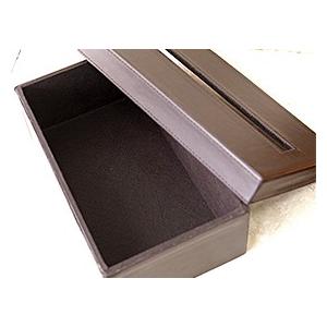 ペーパータオルケース(フェイクレザー) スポンジ2.5cm付き   おしゃれ 合皮 ペーパータオルホルダー バリ雑貨 バリ風 インテリア |  | 03