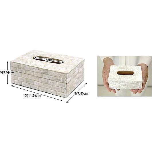 ポケットティッシュケース (シェル)(3色展開) おしゃれ 小さい