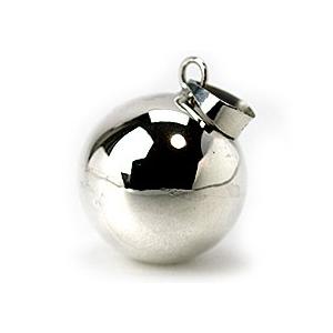 ガムランボール PLAIN SILVER(シルバー)(SS) シルバークロス付き バリ