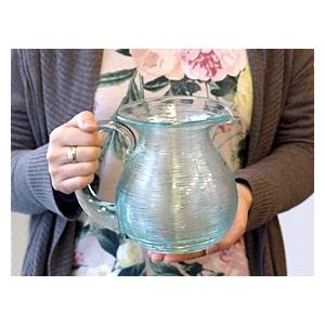 ガラスVASE(ピッチャー型) おしゃれ フラワーベース シンプル 花器