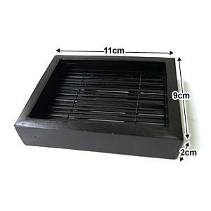 ミニトレー(チーク＆椰子)11×9×2cm   おしゃれ 木製 トレー 小さい 小物入れ   小物トレー  エスニック バリ雑貨 バリ風 インテリア  メール便対応可 |  | 07