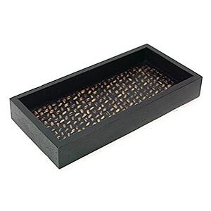 トレイ(チーク&バンブー)25×12×3cm アジアン バリ 木製 アメニティトレイ トレー 和モダン ホテルライク バリ おしゃれ 小物入れ バリ風 |  | 01