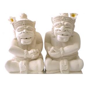 バリで制作 石像2体セット