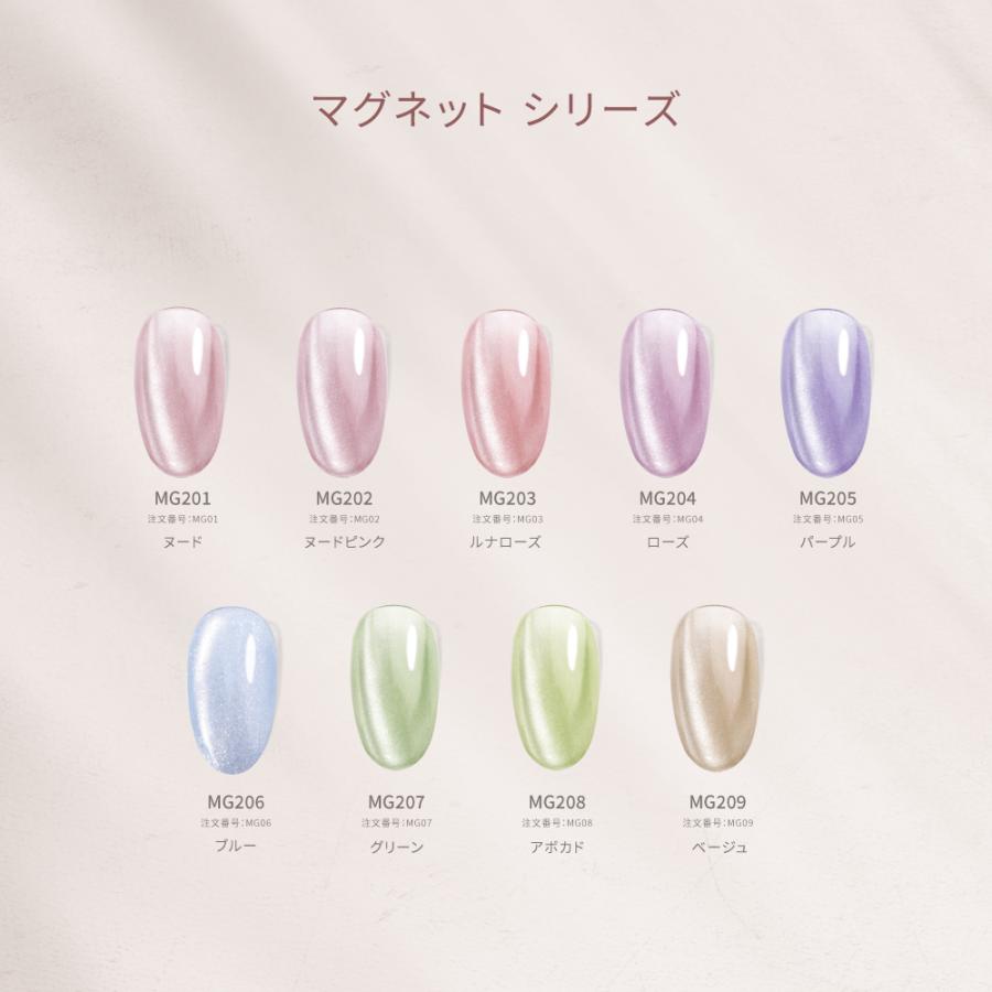 マグネットネイル5点セット】秋冬新色発売 スターターキット HEMA