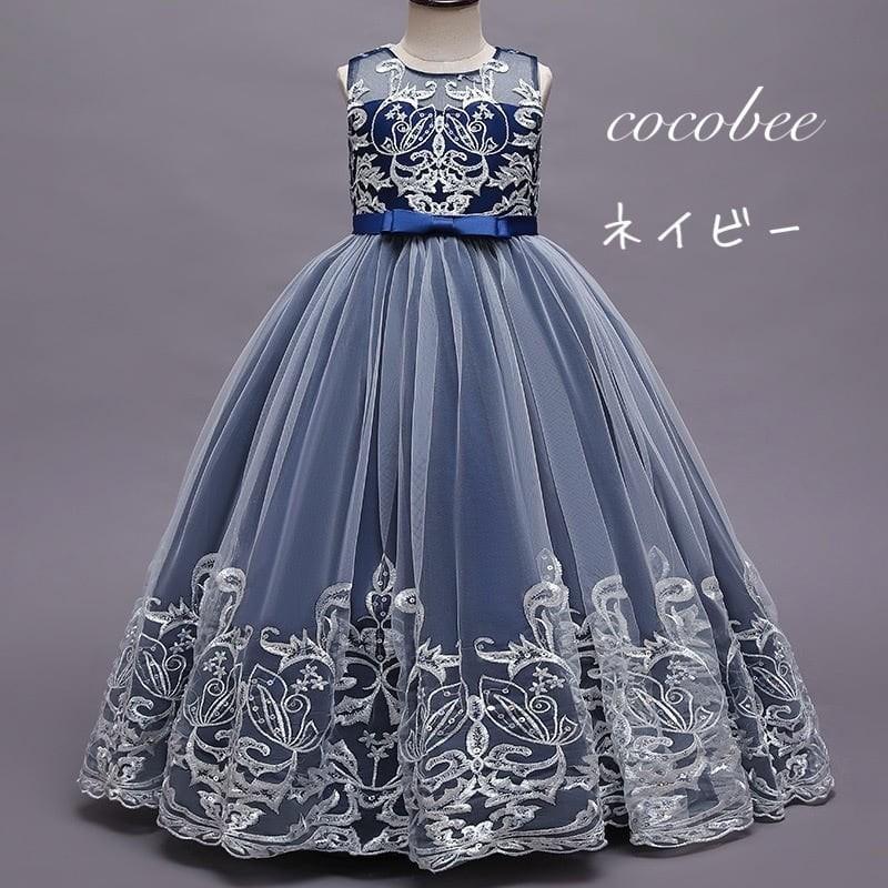 好評女の子フォーマル子供ドレス発表会 ジュニア キッズ ロングドレスコンクール お誕生日レッドパープル色ドレス刺繍高みえこどもドレスリングガール |  | 01