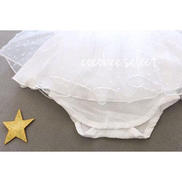 送料無料　女の子ロンパースヘアバンド付き ベビードレス 子供ドレス退院着 女の子ワンピース セレモニー ハーフバースデー 100日祝い 607080 cm |  | 04