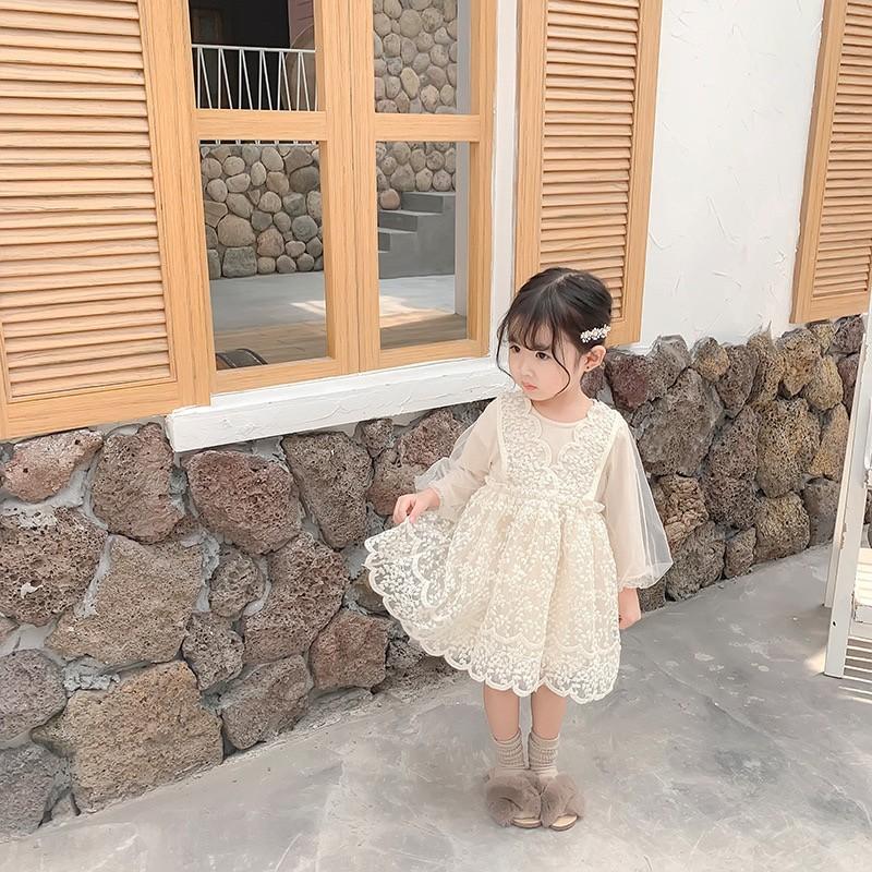 送料無料長袖子供ドレス七五三入園式入学式インスタ映え女の子ドレス 