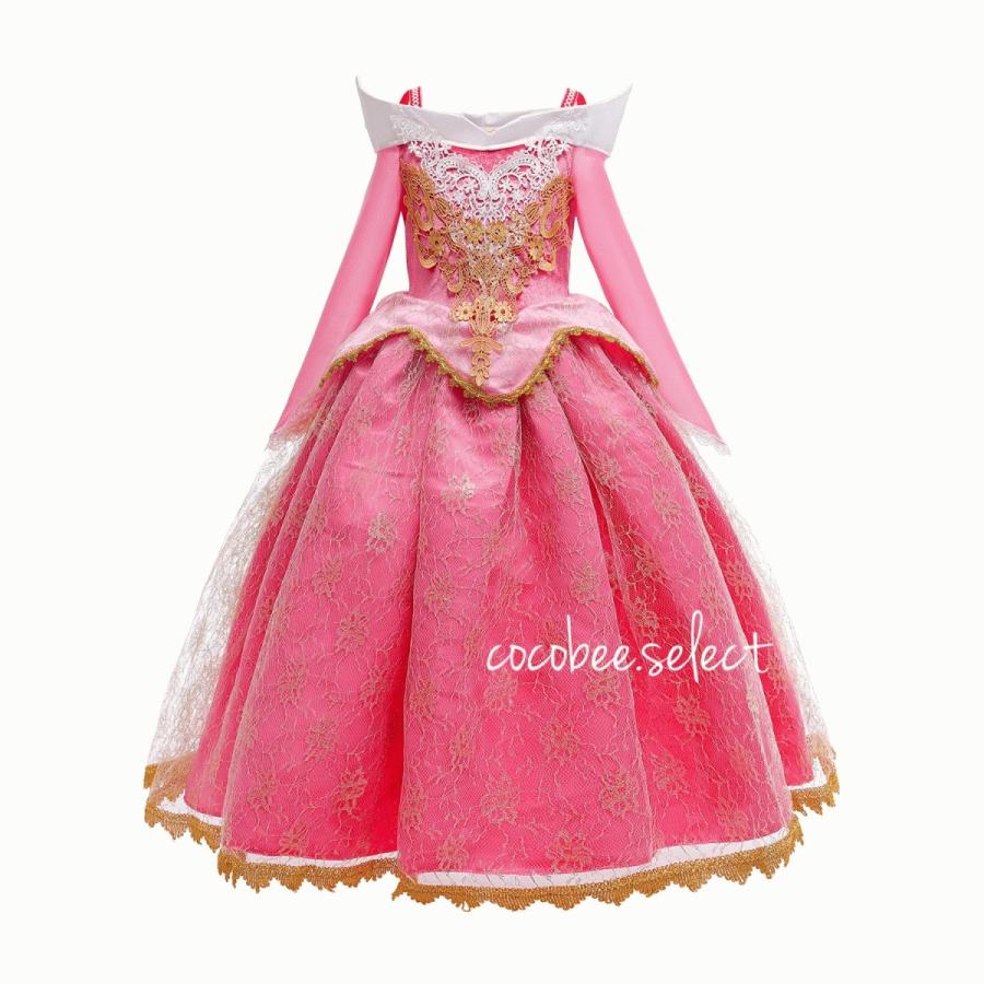 未使用　Tokyo Disney Resort オーロラ姫 ドレス 150 大人気子供ドレスオーロラ姫ドレスプリンセスドレス キッズドレス 発表