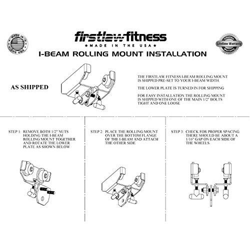 【24時間以内発送】 Firstlaw Fitness I-Beam ローリングパンチングバッグマウント - (グリーン - 3.5インチ - 7インチ幅 I-ビーム) 【QG6478596965】(22719円)