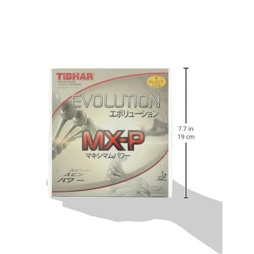 ティバー(TIBHAR) 卓球 ラバー エボリューション MX-P 回転系ハイテンション BT146153 黒 1.9 ティバー TIBHAR 卓球 ラバー エボリューション MX 回転系ハイテンション BT146153