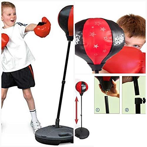 【初売り】 Kings Sport Boxing Punching Bag With Gloves Punching Ball for Kids 43 by Talentstar [並行輸入品]