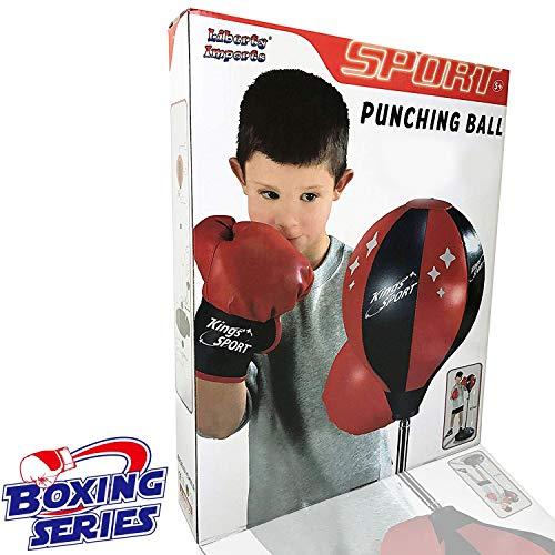 【初売り】 Kings Sport Boxing Punching Bag With Gloves Punching Ball for Kids 43 by Talentstar [並行輸入品]