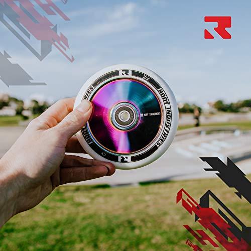 Root Industries エアホイール 110mm - プロスクーターホイール 110mm ペア - スクーターホイール - ほとんどのセットアップに対応 - 24mm x 110mm - ベアリ 110mm Root スクーターホイール Industries エアホイール プロスクーターホイール ペア ほとんどのセットアップに対応 24mm