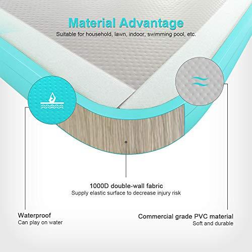 ibigbean体操タンブルマットエア床ホームの使用、ビーチ、公園と水