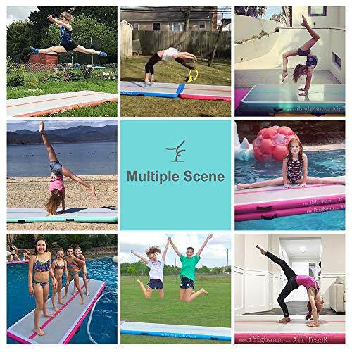 ibigbean体操タンブルマットエア床ホームの使用、ビーチ、公園と水