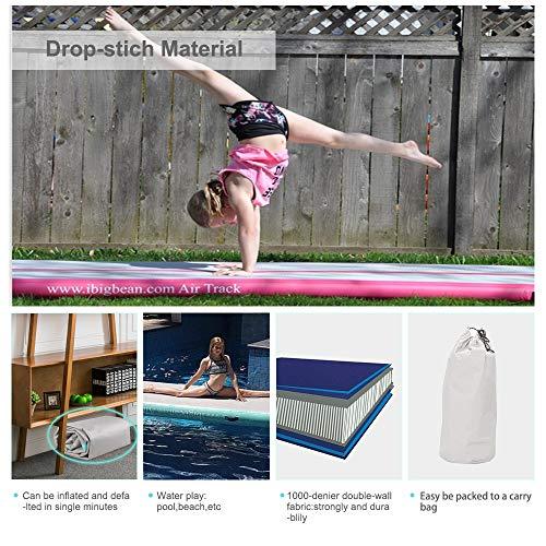 ibigbean体操タンブルマットエア床ホームの使用、ビーチ、公園と水