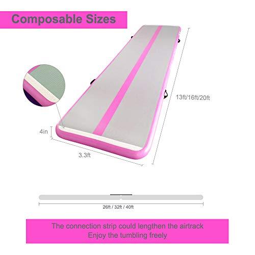 ibigbean体操タンブルマットエア床ホームの使用、ビーチ、公園と水