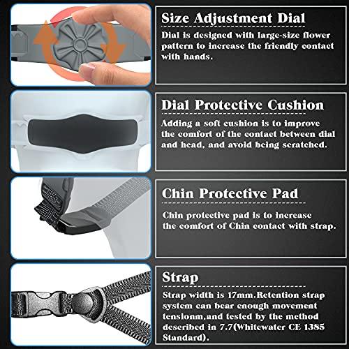 ipoob 大人用 カヤック カヌー ホワイトウォーター ヘルメット (マットブラック、L) ipoob 大人用 カヤック カヌー ホワイトウォーター ヘルメット マットブラック 6インチ