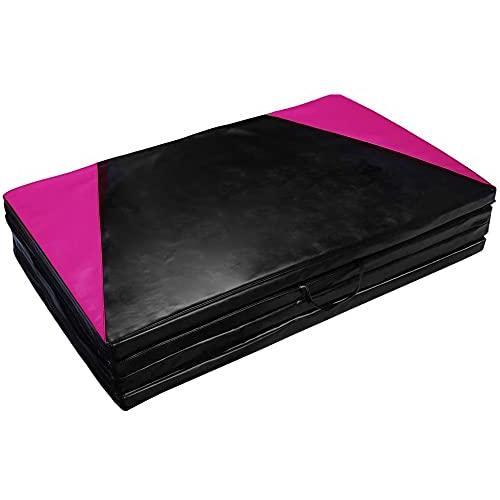 [即日発送] Polar Aurora 4フィートx10フィートx2色多色厚手折りたたみ体操ジムエクササイズエアロビクスマット ストレッチフィットネスヨガ 【QGW1797388228】(63031円)