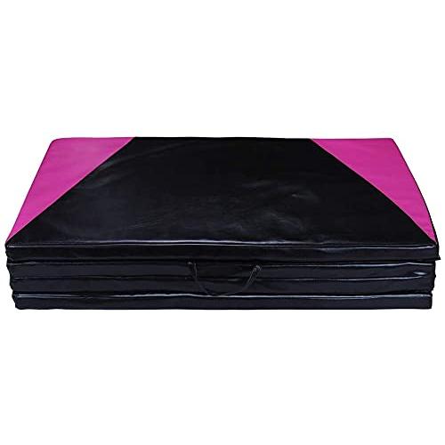 [即日発送] Polar Aurora 4フィートx10フィートx2色多色厚手折りたたみ体操ジムエクササイズエアロビクスマット ストレッチフィットネスヨガ 【QGW1797388228】(63031円)