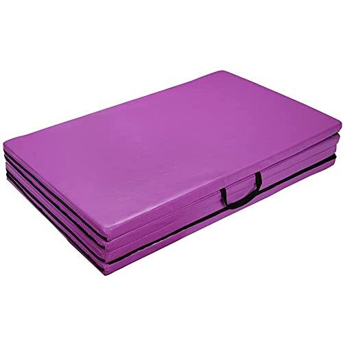 ほぼ未使用 Polar Aurora 4フィートx10フィートx2色多色厚手折りたたみ体操ジムエクササイズエアロビクスマット ストレッチフィットネスヨガ 【1544251246】(54154円)