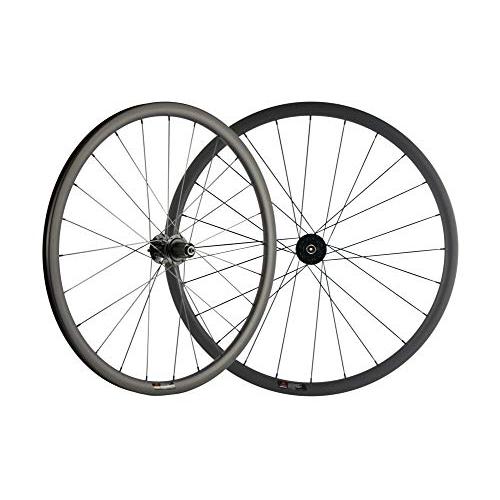 ★レア物 新品未開封 SUPERTEAM カーボンファイバーディスクブレーキホイールセット 700c ロードホイール 25mm 幅 UD マット 30/40/45/55mm (40mm、CX3 ハブ 6ボルト 15100-1214 【NAN1571312359】(55103円)