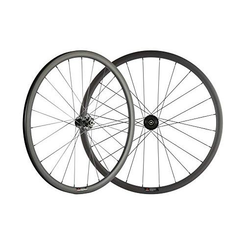 ★レア物 新品未開封 SUPERTEAM カーボンファイバーディスクブレーキホイールセット 700c ロードホイール 25mm 幅 UD マット 30/40/45/55mm (40mm、CX3 ハブ 6ボルト 15100-1214 【NAN1571312359】(55103円)